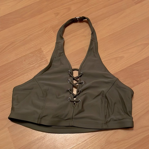 EUC lace up detail halter bikini - Picture 2 of 3